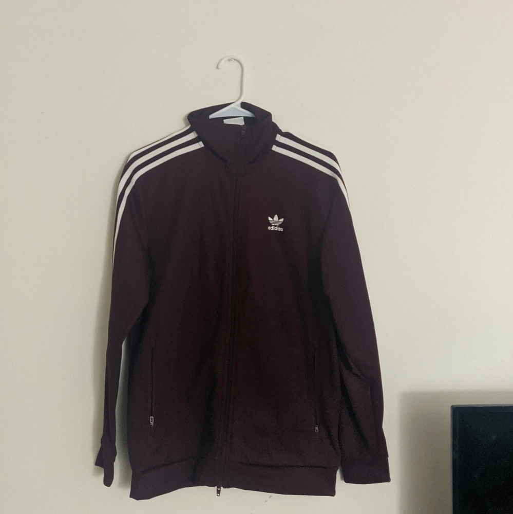 Adidas Originals Beckenbauer Track in Maroon
